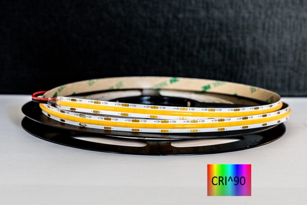 COB-LED-Nauha 12W/m CRI^ 90 12 V 950lm/m IP20