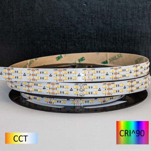 CCT-Nauha 38,4W/m CRI^90 24V 3300lm/m IP20